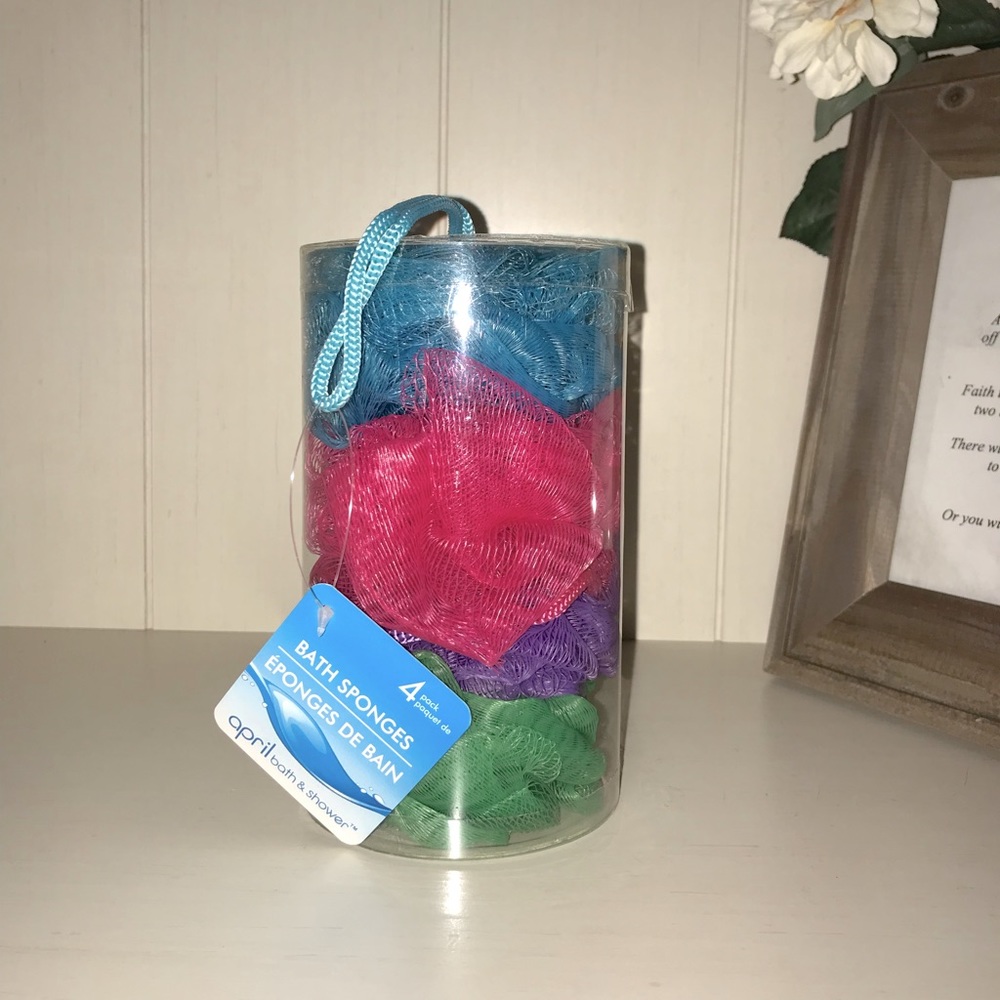 April Bath and Shower - Shower Sponges (4pk)